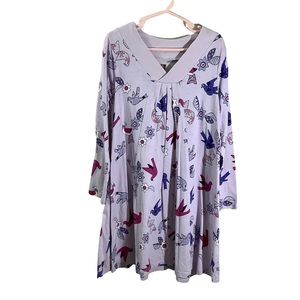 Tea Big Girls Purple Dress